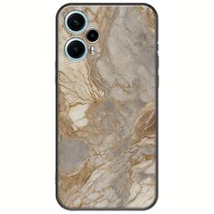 The Marble Collection - Natural Xiaomi Poco F5 5G Black TPU (Μαύρη Σιλικόνη)