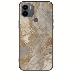 The Marble Collection - Natural Xiaomi Redmi A1 Plus Black TPU (Μαύρη Σιλικόνη)