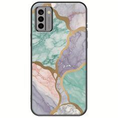 The Marble Collection - Pastel Nokia G22 Black TPU (Μαύρη Σιλικόνη)
