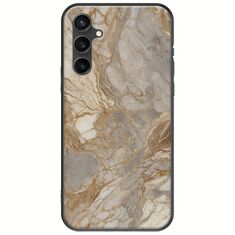 The Marble Collection - Natural Samsung Galaxy S23 FE 5G Black TPU (Μαύρη Σιλικόνη)