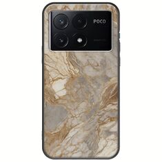 The Marble Collection - Natural Xiaomi Poco X6 Pro 5G Black TPU (Μαύρη Σιλικόνη)