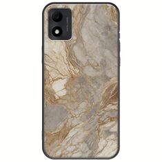 The Marble Collection - Natural TCL 305i Black TPU (Μαύρη Σιλικόνη)