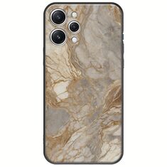 The Marble Collection - Natural Xiaomi Redmi 12 5G Black TPU (Μαύρη Σιλικόνη)