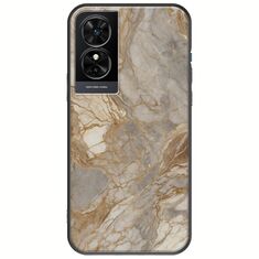 The Marble Collection - Natural TCL 50 SE Black TPU (Μαύρη Σιλικόνη)
