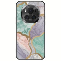 The Marble Collection - Pastel Honor Magic 6 Pro 5G Black TPU (Μαύρη Σιλικόνη)