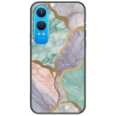 The Marble Collection - Pastel OnePlus Nord CE4 Lite 5G Black TPU (Μαύρη Σιλικόνη)
