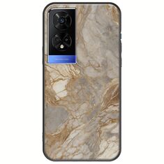 The Marble Collection - Natural TCL 50 5G Black TPU (Μαύρη Σιλικόνη)