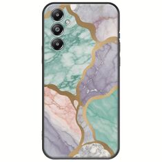 The Marble Collection - Pastel Samsung Galaxy A16 4G / 5G Black TPU (Μαύρη Σιλικόνη)