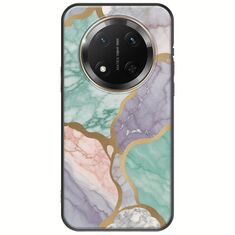 The Marble Collection - Pastel Honor Magic 7 Lite 5G Black TPU (Μαύρη Σιλικόνη)