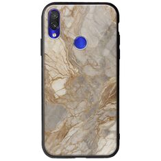 The Marble Collection - Natural Xiaomi Redmi Note 7 Groove TPU (Tempered Glass και TPU)