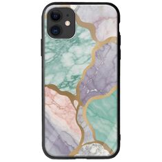 The Marble Collection - Pastel iPhone 11 Groove TPU (Tempered Glass και TPU)