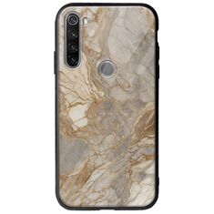 The Marble Collection - Natural Xiaomi Redmi Note 8T Groove TPU (Tempered Glass και TPU)