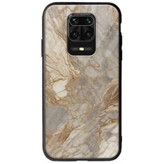 The Marble Collection - Natural Xiaomi Redmi Note 9S / 9 Pro / 9 Pro Max Groove TPU (Tempered Glass και TPU)