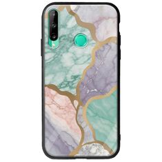 The Marble Collection - Pastel Huawei P40 Lite E Groove TPU (Tempered Glass και TPU)