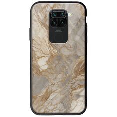 The Marble Collection - Natural Xiaomi Redmi Note 9 Groove TPU (Tempered Glass και TPU)