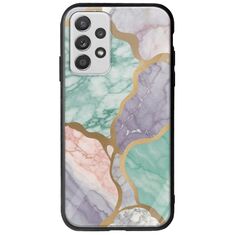 The Marble Collection - Pastel Samsung Galaxy A32 5G Groove TPU (Tempered Glass και TPU)