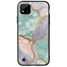 The Marble Collection - Pastel Realme C11 2021 Groove TPU (Tempered Glass και TPU)