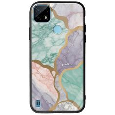 The Marble Collection - Pastel Realme C21Y / Realme C25Y Groove TPU (Tempered Glass και TPU)