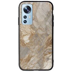 The Marble Collection - Natural Xiaomi 12 / 12X Groove TPU (Tempered Glass και TPU)