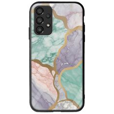 The Marble Collection - Pastel Samsung Galaxy A13 4G Groove TPU (Tempered Glass και TPU)