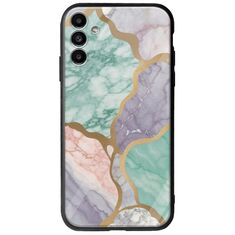 The Marble Collection - Pastel Samsung Galaxy A04s Groove TPU (Tempered Glass και TPU)
