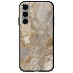 The Marble Collection - Natural Samsung Galaxy S23 Plus 5G Groove TPU (Tempered Glass και TPU)