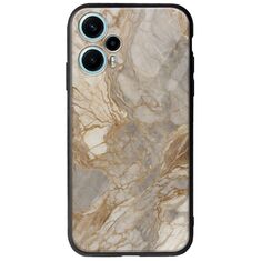 The Marble Collection - Natural Xiaomi Poco F5 5G Groove TPU (Tempered Glass και TPU)