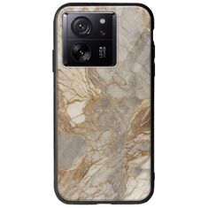 The Marble Collection - Natural Xiaomi 13T 5G Groove TPU (Tempered Glass και TPU)