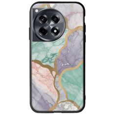 The Marble Collection - Pastel OnePlus 12 5G Groove TPU (Tempered Glass και TPU)