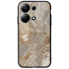 The Marble Collection - Natural Xiaomi Redmi Note 13 Pro 4G Groove TPU (Tempered Glass και TPU)