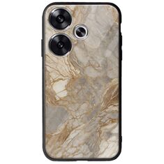 The Marble Collection - Natural Xiaomi Poco F6 5G Groove TPU (Tempered Glass και TPU)