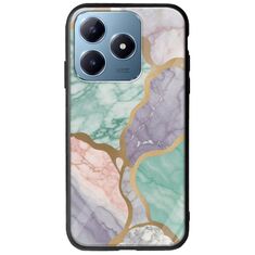 The Marble Collection - Pastel Realme C63 Groove TPU (Tempered Glass και TPU)