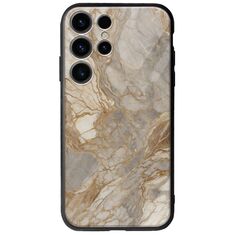 The Marble Collection - Natural Samsung Galaxy S25 Ultra 5G Groove TPU (Tempered Glass και TPU)
