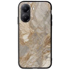 The Marble Collection - Natural Xiaomi Poco X7 Pro 5G Groove TPU (Tempered Glass και TPU)