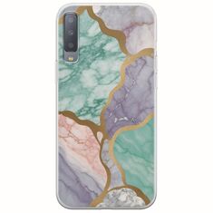 The Marble Collection - Pastel Samsung Galaxy A7 2018 Flexible TPU (Διάφανη Σιλικόνη)