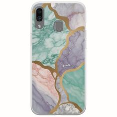 The Marble Collection - Pastel Samsung Galaxy A40 Flexible TPU (Διάφανη Σιλικόνη)