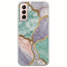 The Marble Collection - Pastel Samsung Galaxy S21 Flexible TPU (Διάφανη Σιλικόνη)