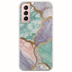 The Marble Collection - Pastel Samsung Galaxy S22 Flexible TPU (Διάφανη Σιλικόνη)