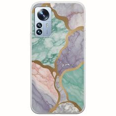 The Marble Collection - Pastel Xiaomi 12 Pro Flexible TPU (Διάφανη Σιλικόνη)