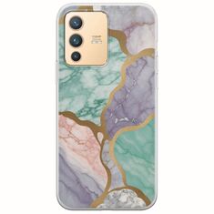 The Marble Collection - Pastel Vivo V23 5G Flexible TPU (Διάφανη Σιλικόνη)