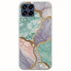 The Marble Collection - Pastel Samsung Galaxy M53 5G Flexible TPU (Διάφανη Σιλικόνη)