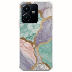 The Marble Collection - Pastel Vivo Y22s Flexible TPU (Διάφανη Σιλικόνη)