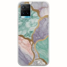 The Marble Collection - Pastel Vivo Y21s Flexible TPU (Διάφανη Σιλικόνη)