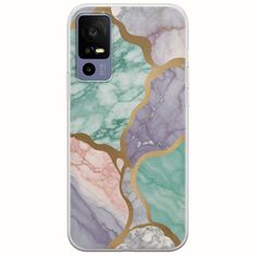 The Marble Collection - Pastel TCL 40R 5G Flexible TPU (Διάφανη Σιλικόνη)