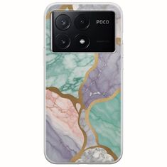 The Marble Collection - Pastel Xiaomi Poco X6 Pro 5G Flexible TPU (Διάφανη Σιλικόνη)