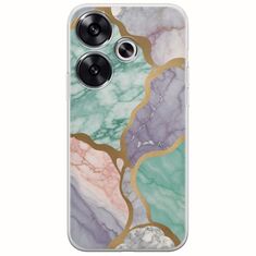 The Marble Collection - Pastel Xiaomi Poco F6 5G Flexible TPU (Διάφανη Σιλικόνη)