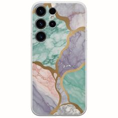 The Marble Collection - Pastel Samsung Galaxy S25 Ultra 5G Flexible TPU (Διάφανη Σιλικόνη)