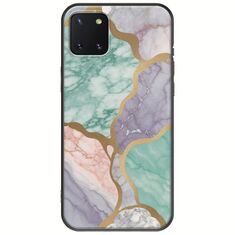 The Marble Collection - Pastel Samsung Galaxy Note 10 Lite Black TPU (Μαύρη Σιλικόνη)