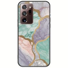 The Marble Collection - Pastel Samsung Galaxy Note 20 Ultra Black TPU (Μαύρη Σιλικόνη)