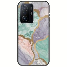 The Marble Collection - Pastel Xiaomi 11T / 11T Pro Black TPU (Μαύρη Σιλικόνη)